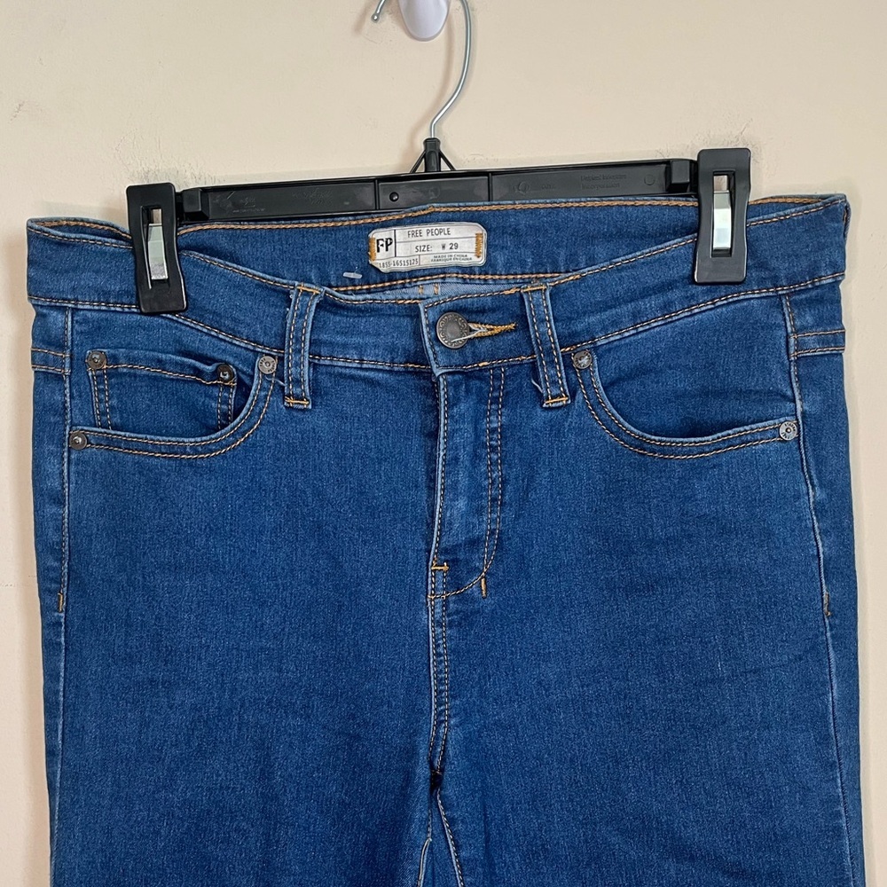 Free People Wide Leg Jeans Size 29 - Picture 5 of 14